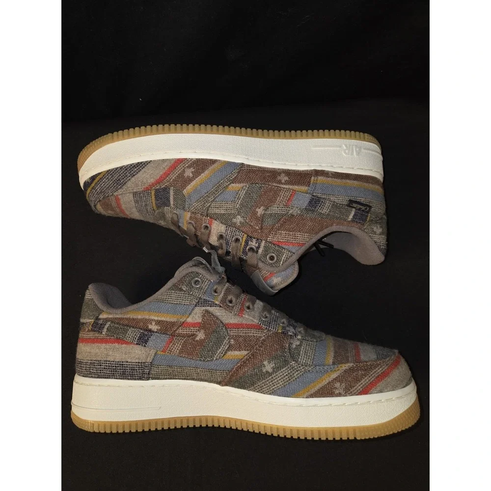 Nike Air Force 1 (low) x‎ Pendleton Brown 2020 Mens 9 Pendelton Wool RARE!